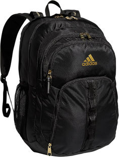 adidas Unisex Prime 6 Backpack, Black/Gold Metallic, One Size Adidas Backpack, Adidas Bags, Unisex Backpack, Large Backpack, Plastic Waste, Black Metallic, Casual Backpack