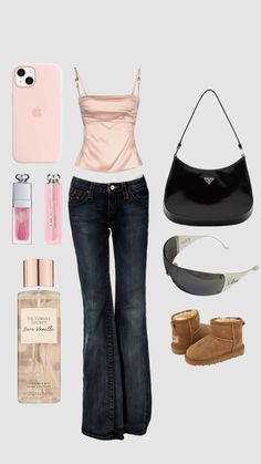 Outfit Ideas White Background, Coquette Outfit, Victoria Secret Outfits, Cute Lazy Day Outfits, 2000s Fashion Outfits, Cute Simple Outfits, 2000s Fashion