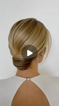 Low Bun Hairstyles Tutorial, Bun For Short Hair, Short Hair Updo Tutorial, Haircuts For Long Hair With Layers, Short Hair Bun, Hair Bun Tutorial, Hair Homecoming, Homecoming Hair Down