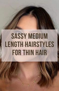 50 Sassy Medium Length Hairstyles for Thin Hair Mid Length Fine Hair With Layers, Sassy Medium Length Haircut, Mid Length Haircuts For Fine Hair, Trending Medium Length Hairstyles, Shoulder Length Hair For Fine Hair, Fine Hair Haircuts Medium, Mid Length Fine Hair, Hair Cuts For Thinner Hair 2024, Mid Length Hairstyles For Women Over 50