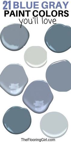 blue gray paint colors you'll love