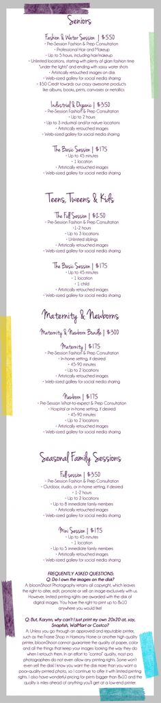 the menu for an event is shown in purple and yellow