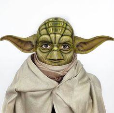 Baby Yoda Makeup, Yoda Quotes, Yoda Star Wars, Makeup Cute, Celebrity Costumes, Do Baby, Up Costumes