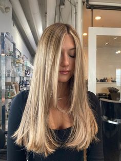 Long Face Framing Haircut For Long Hair, Face Frame On Long Hair, Long Layers In Front Of Hair, Layers For Pin Straight Hair, Long Hair With Long Face Framing Layers, Long Hair With Front Pieces, Cute Face Framing Haircuts, Soft Layers Blonde Hair, Long Blonde Hair No Layers