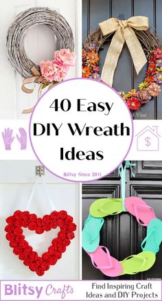 the top 10 easy diy wreath ideas