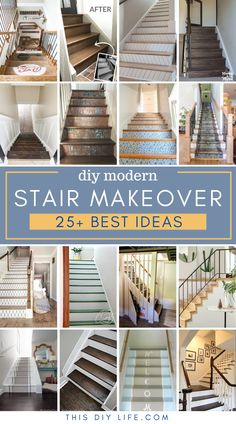 stair makeover 25 best ideas for stairs and banisters - this diy life