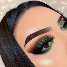 Green Makeup, Eye Makeup Steps, Beautiful Eye Makeup, Eye Makeup Designs, Colorful Eye Makeup, Makeup Eye Looks, Creative Eye Makeup, Creative Makeup Looks