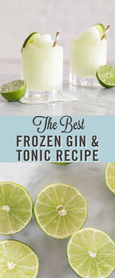 the best frozen gin and tonic recipe