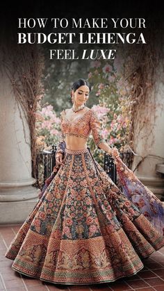 Designer lehengas have a different aura. They are plush, gorgeous looking but all this comes at a heavy price tag. While every bride wishes to don that ultimate designer lehenga, the price tag is what stops them. But we believe that your wedding day is the one day that you shouldn’t have to compromise. So we’ve pulled out our best tricks and tips on how to make your budget bridal lehenga look like a supremely designer lehenga. Read on and keep bookmarking! Wed Me Good Bridal Lehenga, Indian Unique Outfits, Lightweight Bridal Lehenga, Indian Bridal Lehenga Reception, Day Wedding Lehenga Indian Bridal, Different Bridal Looks, Unique Bridal Outfits Indian, Bridal Trendy Lehnga, Bridal Latest Lehnga Designs