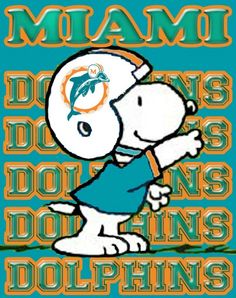 a drawing of a person holding a football helmet on top of their head and the words miami dolphins above it