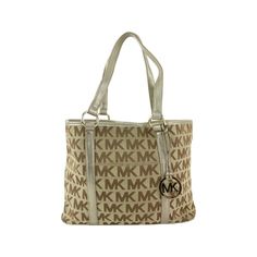 Michael Kors Monogram Mk Shopper Tote Bag 3mk1101 Date Code/Serial Number: H-1206 Made In: China Measurements: Length: 12.5 " Width: 5 " Height: 9.5 " Shoulder Handle Drop: 9.5" Overall Good Condition ( 7/10 Or B ) Accessories: Poignet Signs Of Wear: Canvas Exterior: Minor Marks Exterior Leather And Trim: Minor Creasing Interior: Some Marks Interior Pocket: Some Marks Handle / Straps:Some Fading Corners: Minor Scuff Marks Edges: Minor Fading Hardware:Some Scratches, Minor Tarnishing Odor: Minor Storage Odor Michael Kors Shopper Bag, Black Leather Messenger Bag, Color Block Tote, Canvas Leather Tote, Michael Kors Satchel, Michael Kors Shoulder Bag, Black Shoulder Bag, Shopper Tote, Purses Michael Kors