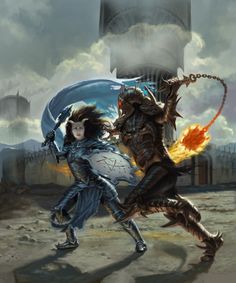 Cover for a Hellknight Pathfinder Tales novel. Hell Knight, Fantasy Army, Sarah Robinson, Scifi Illustration, Dnd Character Inspiration, Fiction Idea, Artwork Gallery, Forgotten Realms