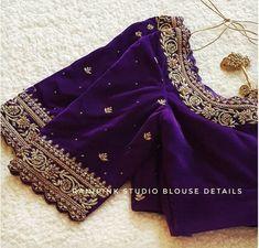 Velvet Blouse Design, Indian Blouses, Maggam Designs, Magam Work, Bridal Blouses, Bed Workout, Cutwork Blouse, Basic Mehndi