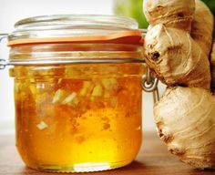 10 Herb Infused Honey Recipes - Fill My Recipe Book Stomach Remedies, Ginger And Honey, Natural Home Remedies, Natural Medicine