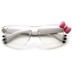 Hello Kitty Glasses, ماثيو ماكونهي, Hello Kitty Merchandise, Hello Kitty Bow, Clear Lens Glasses, Hello Kitty Jewelry, Kitty Clothes, Retro Fashion Women, Hello Kitty Accessories