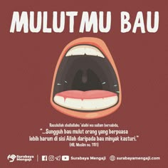 the poster for multu mu bau, which features an open mouth and tongue