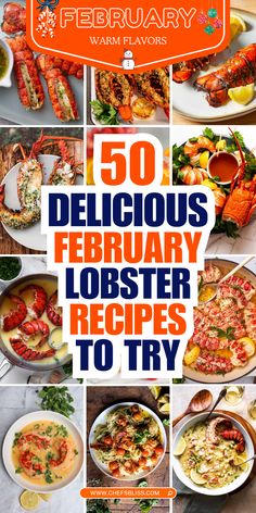 february lobster recipes Winter Feast, February Recipes, January Recipes, Lobster Thermidor, Buttery Rolls, Seafood Dish Recipes, Lobster Dishes, Lobster Salad, Lobster Bisque