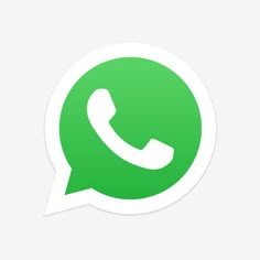 the green whatsapp logo sticker