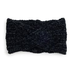 Gear up for cool weather with this Women's Cuddl Duds Chenille Twisted Headband. Gear up for cool weather with this Women's Cuddl Duds Chenille Twisted Headband. FEATURES Retains heatFABRIC & CARE Machine wash Polyester Imported Size: One Size. Color: Black. Gender: female. Age Group: adult. Trendy Winter Headband, Adjustable Casual Headband For Winter, Twisted Headband, Headband Black, Cool Weather, Cuddl Duds, Twist Headband, Fabric Care, Scarf Wrap