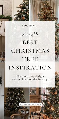 christmas tree with the words, best christmas tree inspirations that will be popular in 2012