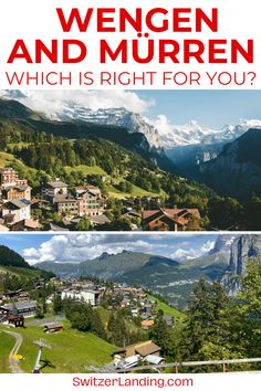 the mountains and valleys with text overlay that says, which is right for you?