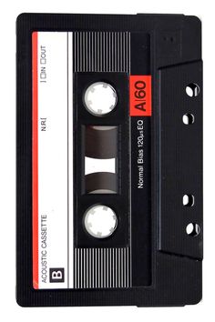 an iphone case made to look like a cassette tape