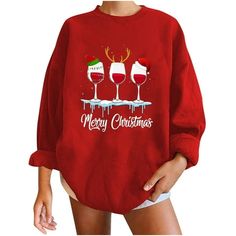 Patlollav Merry Christmas Womens Tops Clearance,Womens Casual Long Sleeve Ladies Sweatshirts Tops Dear customer Welcome to PATLOLLAV. We are a fashion store that has been operating on Walmart for many years. Our main products are female clothes, including dresses, shirts, blouses, bikinis, jackets, coats, sweaters, and so on. We are committed to building a female fashion gathering place to satisfy each customer. Therefore, we are willing to hear any suggestions from you, and bring you satisfying Tops For Ladies, Female Clothes, Gathering Place, Christmas Tops, Womens Casual, Shirts Blouses, Female Fashion, Long Sleeve Sweatshirts, Halloween Themes