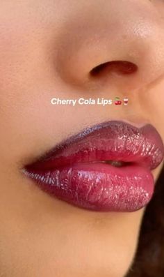 Cola Lips, Makeup For Black Skin, Lip Makeup Tutorial, Makeup Artist Tips, Cherry Cola