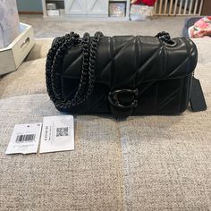 Authentic And Purchased Directly From Coach Nwt Coach Quilted Tabby 20 Smoke Free Home Price Is Firm Cute Everyday Outfits, Coach Bags, House Prices, Everyday Outfits, Bags Designer, Handbags, Women Shopping, Black