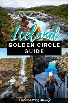 iceland's golden circle guide with text overlay