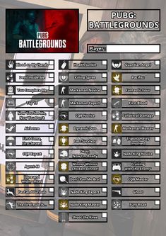 the battlegroundss table is shown in this screenshot