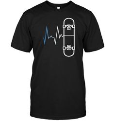 Heartbeat Tshirts Live to Skateboard T shirt skateboard Domain Name, Career