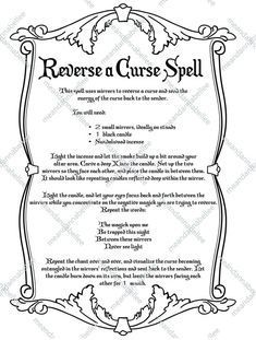 Reverse A Curse, Sleep Spell, Wiccan Wedding, Paganism Spells, Annabel Lee, Wiccan Magic, Healing Spells, Magic Spell Book