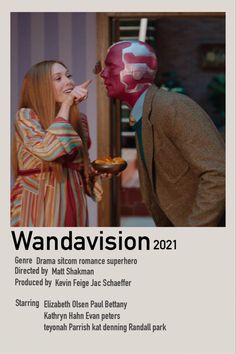 a poster for the movie vandalvision with a woman eating food from a plate