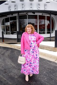 Pink Outfit Plus Size, Plus Size Outfit Inspiration, Sundress Season, Outfit Plus Size, Skirt Heels, Plus Size Outfit