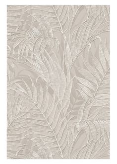 a wallpaper with white leaves on it