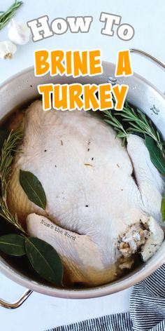 how to brine a turkey in a pot with herbs