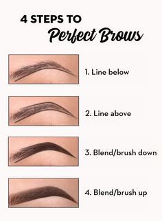 Perfect Makeup Tutorial, Draw Eyebrows, How To Draw Eyebrows