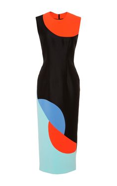 Roksanda Dress, Colour Block Dress, Roksanda Ilincic, Colour Blocking, Classy Dress Outfits, Block Dress, Maxi Skirts