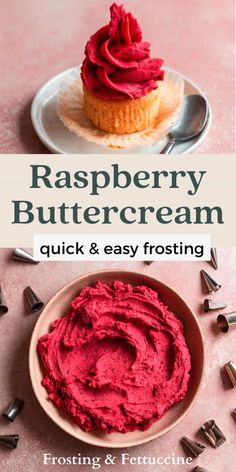 raspberry buttercream is an easy and delicious dessert