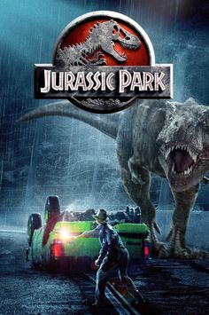 a movie poster for the film dinosaur park