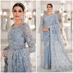 Introducing our Women's Premium Quality Pakistani Indian wedding bridal party dresses, perfect for mehndi, nikkah, engagement, reception, barat, walima, sangeet, mayu and everyday wear, available in all sizes, order now! a timeless piece crafted for those who appreciate classic style and superior craftsmanship. Inspired by the iconic design, these dress made in different style, lehenga, maxi, gown, sharara, saree, salwar kameez making it an essential addition to any wardrobe. Color:  Ice Blue Ma Blue Semi-stitched Dress For Wedding, Indian Inspired Wedding Dress, Blue Semi-stitched Gown For Wedding, Semi-stitched Saree Dresses For Wedding, Semi-stitched Chikankari Wedding Dress, Party Wear Saree With Zari Work For Wedding, Blue Dabka Work Dress For Wedding, Diwali Party Gown With Chikankari Embroidery, Wedding Party Wear Saree With Zari Work