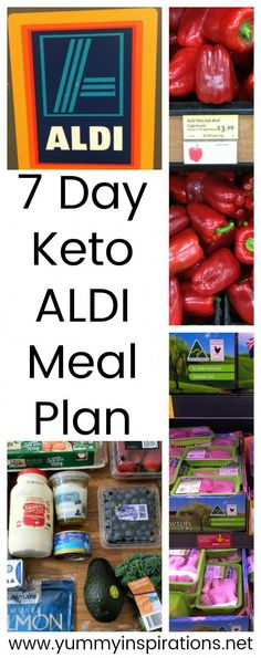 7 Day Keto ALDI Meal Plan - A week of lazy meals & list of recipe ideas for Low Carb Ketogenic Diet. Budget foods & ALDI Keto Shoppling List grocery haul. Keto Aldi, Shopping At Aldi, Smoothies Vegan, Aldi Meal Plan, Keto Shopping List, Low Carb Diet Plan, Ketogenic Diet For Beginners