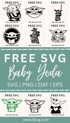 free svg baby yoda svg files