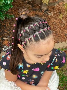 Children Hairstyles, Baby Girl Hairstyles Curly, Easy Little Girl Hairstyles, Girl Hair Dos, Girls Hairstyles Easy, Lil Girl Hairstyles, Bella Hair, Cheer Hair, Toddler Hairstyles Girl