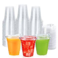 PRICES MAY VARY. 【Strawless Sip Lid】: Clear plastic cup with the sip lid, which includes a sip-thru hole. No need for straws, cost saving, and cutting down on unnecessary plastic usage. Convenient to take with and enjoy your favorite beverages. 【Crystal Clear】 : 12 oz plastic cups with lids are crystal clear all over, presenting a high end appearance for good clear visibility. You can clearly see the beautiful colors and the crystal bubbles of different drinks in these clear plastic party cups, Bubble Boba, Clear Plastic Cups, Disposable Food Containers, Plastic Party Cups, Coffee Smoothie, Ice Coffee, Iced Coffee Cup, Disposable Cups, Dessert Cups