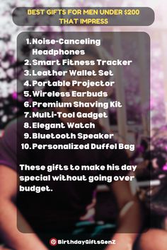 These gifts to make his day special without going over budget.