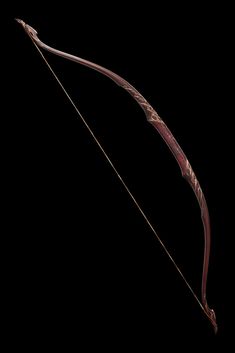 a bow and arrow on a black background