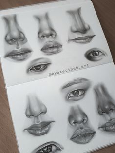 several different types of eyes are shown in this drawing