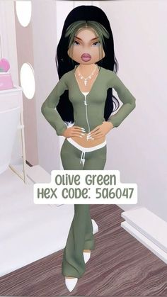 #dresstoimpress #sims4dresstoimpress #dress #sims4 #roblox Green Inspo Outfits, Sage Green Dti Code, Olive Green Hex Code, Color Hex Codes Dti, Dti Green Outfit Idea, Dti Outfits Green Theme, Dti Roblox Hex Codes, Dti Roblox Color Codes, Dress To Impress Codes 2024 Lashes